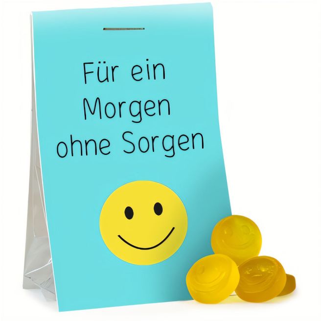 Produktabbildung Naschtasche biologisch abbaubar Für ein Morgen ohne Sorgen Naschtasche biologisch abbaubar Für ein Morgen ohne Sorgen