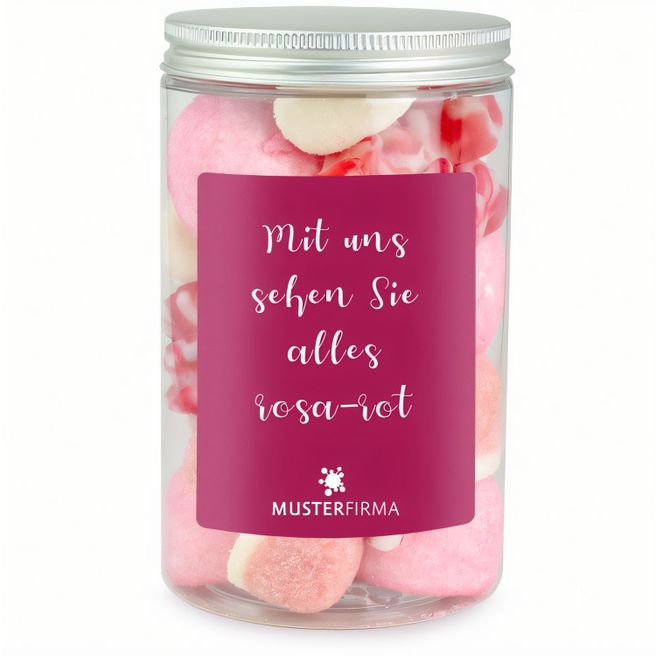 Naschdose M rosa