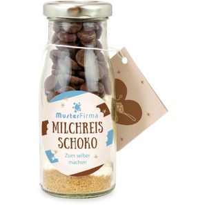 DIY Flasche Milchreis Schoko