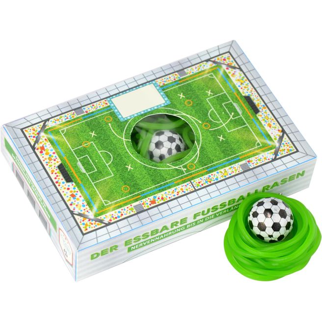 Essbarer Fussballrasen Box
