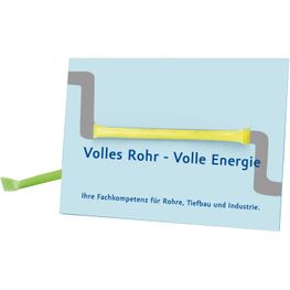 Produktabbildung Mailingkarte Volles Rohr Mailingkarte Volles Rohr