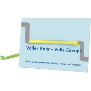 Mailingkarte Volles Rohr