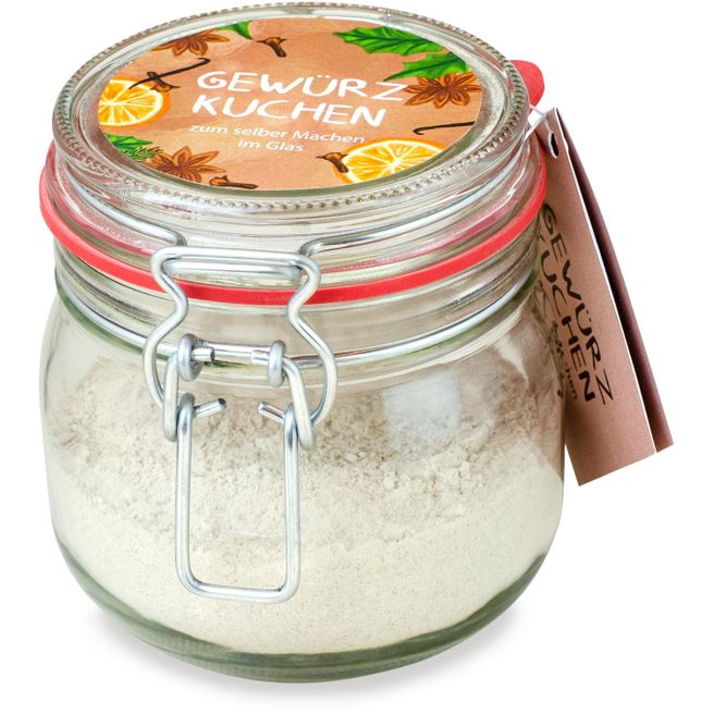 Gewürzkuchen im Glas