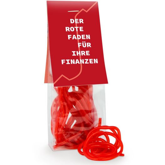 Naschbeutel Roter Faden für Ihre Finanzen (Bild 1)