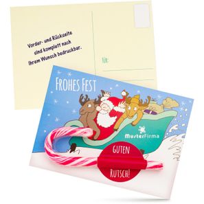 Grußkarte Guten Rutsch