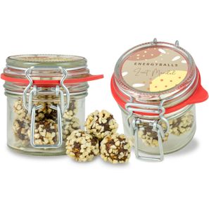 Bügelglas XS Energyballs Zimt Mandel