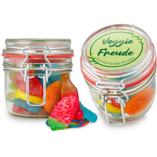 Bügelglas S Veggie Freude (Bild 1)