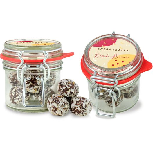 Bügelglas XS Energyballs Kirsch Banane (Bild 1)