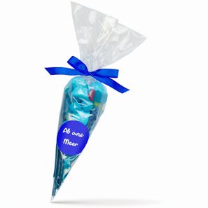Spitztüte M blau