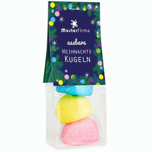 Produktabbildung Naschbeutel Wunderbare Weihnachtskugeln Naschbeutel Wunderbare Weihnachtskugeln (Bild 1)