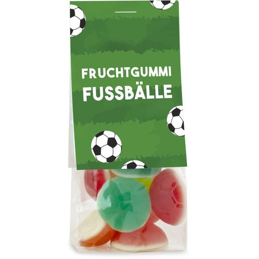 Produktabbildung Naschbeutel Fruchtgummi Fussbälle Naschbeutel Fruchtgummi Fussbälle (Bild 1)