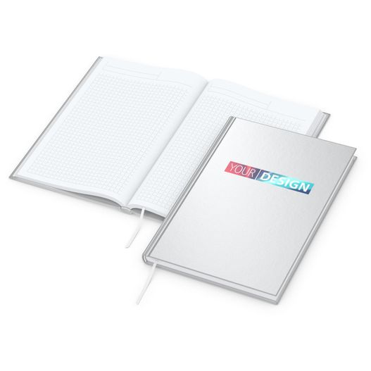 Notizbuch Note-Book Bestseller, A5, matt-silber (Bild 1)