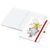 Notizbuch Match-Book White Bestseller, A4, Natura, individuell, rot (Bild 2)