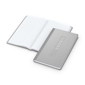 Notizbuch Easy-Book Basic Bestseller, Pocket, silber inkl. Silberprägung