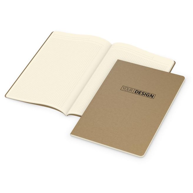 Notizbuch Copy-Book Creme Bestseller, A4, braun