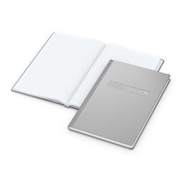 Notizbuch Easy-Book Basic Bestseller, A5, silber inkl. Silberprägung