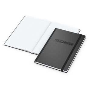 Notizbuch Easy-Book Comfort Bestseller, Large, schwarz inkl. Prägung schwarz-glänzend