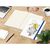 Notizbuch Match-Book Creme Bestseller, A4, Natura, individuell, mittelblau (Bild 2)