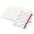 Notizbuch Match-Book, A4, Cover-Star Recycling-Matt, rot