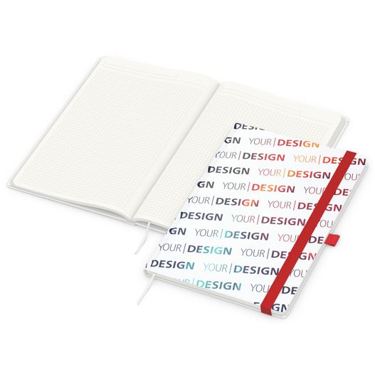 Produktabbildung Notizbuch Match-Book, A4, Cover-Star Recycling-Matt, rot Notizbuch Match-Book, A4, Cover-Star Recycling-Matt, rot (Bild 1)