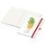 Notizbuch Match-Book, A4, Cover-Star Recycling-Matt, rot (Bild 2)