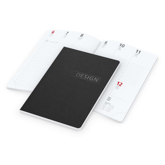 Produktabbildung Wochenkalender Prestige-Flexx Bestseller inkl. Prägung schwarz-glänzend Wochenkalender Prestige-Flexx Bestseller inkl. Prägung schwarz-glänzend (Bild 1)