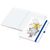Notizbuch Match-Book White Bestseller, A4, Natura, individuell, mittelblau (Bild 2)