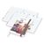 Wochenplaner Match-Hybrid White Bestseller, A5, Cover-Star matt-individuell, silbergrau