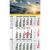 3-Monatskalender Solid 3 Bestseller, hellgrau (Einblatt) (Bild 3)