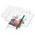 Wochenplaner Match-Hybrid White Bestseller, A5, Cover-Star gloss-individuell, grün