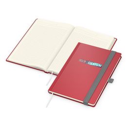 Notizbuch Vision-Book Creme Bestseller, A5, rot