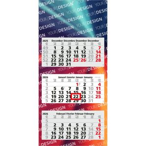 3-Monatskalender Maxi Light 3 Bestseller, Benelux (Mehrblock)