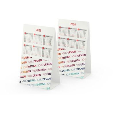 Tischkalender Table Compact green+blue
