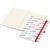Notizbuch Match-Book Creme Bestseller, A4, Natura, individuell, rot