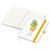 Notizbuch Match-Book, A5, Cover-Star Recycling-Matt, gelb (Bild 2)