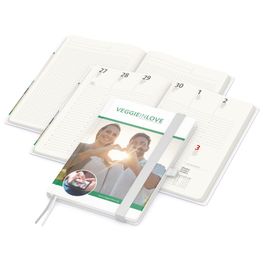 Produktabbildung Wochenplaner Match-Hybrid A5 Natura Recycling, weiß Wochenplaner Match-Hybrid A5 Natura Recycling, weiß