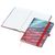 Notizbuch Match-Book White Bestseller, A5, Cover-Star, gloss-individuell, rot