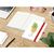 Notizbuch Match-Book, A5, Cover-Star Recycling-Matt, rot (Bild 3)