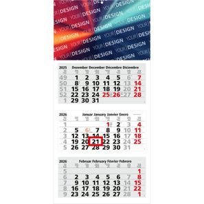 3-Monatskalender Medium Light 3 Bestseller (Mehrblock)