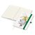 Notizbuch Match-Book Creme Bestseller, A5, Natura, individuell, grün (Bild 2)