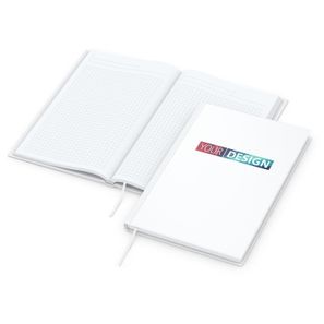 Notizbuch Note-Book Bestseller, A5, matt-weiß