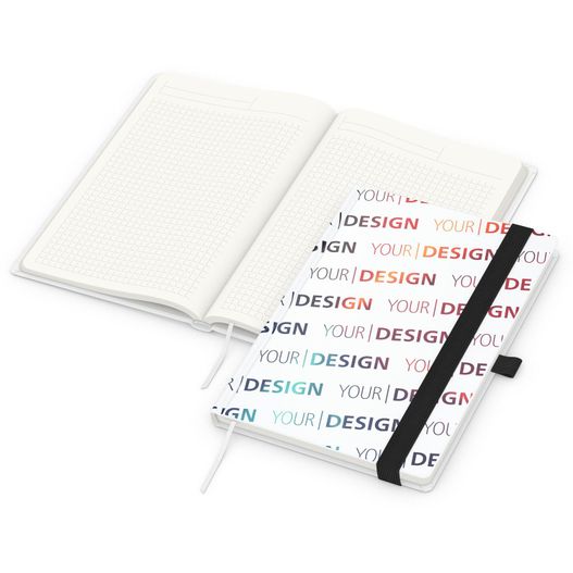 Notizbuch Match-Book, A5, Cover-Star Recycling-Matt, schwarz (Bild 1)