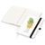 Notizbuch Match-Book, A5, Cover-Star Recycling-Matt, schwarz (Bild 2)