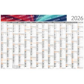 Wandplaner Horizont Bestseller, L, individuelle Schmuckfarbe