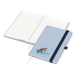 Produktabbildung Notizbuch Ocean-Book Recycling, blau Notizbuch Ocean-Book Recycling, blau