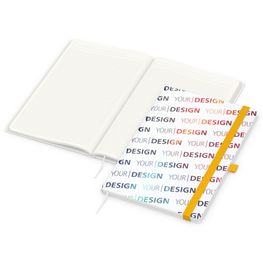 Produktabbildung Notizbuch Match-Book, A4, Cover-Star Recycling-Matt, gelb Notizbuch Match-Book, A4, Cover-Star Recycling-Matt, gelb