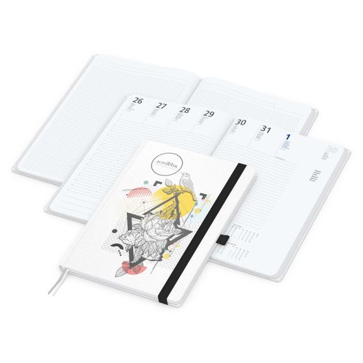 Wochenplaner Match-Hybrid White Bestseller, A4, Natura individuell, schwarz (Bild 1)