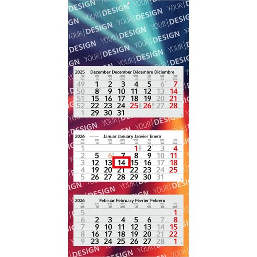 3-Monatskalender Profil 3 Bestseller (Mehrblock) (Bild 1)