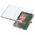 Notizbuch Match-Book White Bestseller, A5, Cover-Star, matt-individuell, grün (Bild 2)