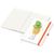 Notizbuch Match-Book, A4, Cover-Star Recycling-Matt, orange (Bild 2)